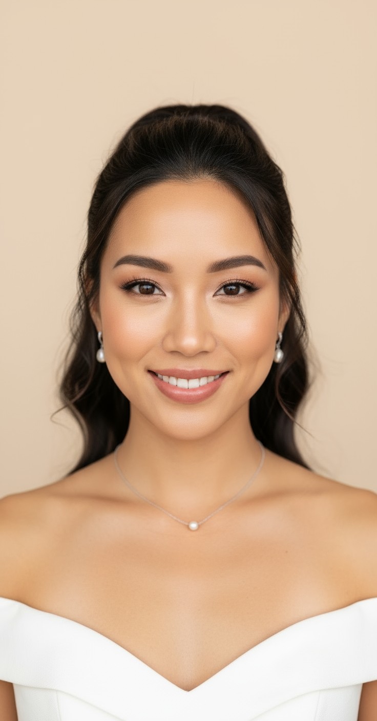 After Bridal High Ponytail